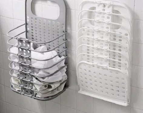 9.8元一个  可折叠脏衣篮塑料收纳框家用...