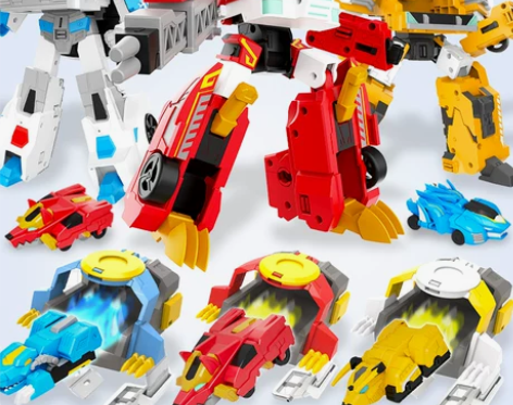 正版凯铠兽超人变形玩具汽车机器人狼牙兽神金...