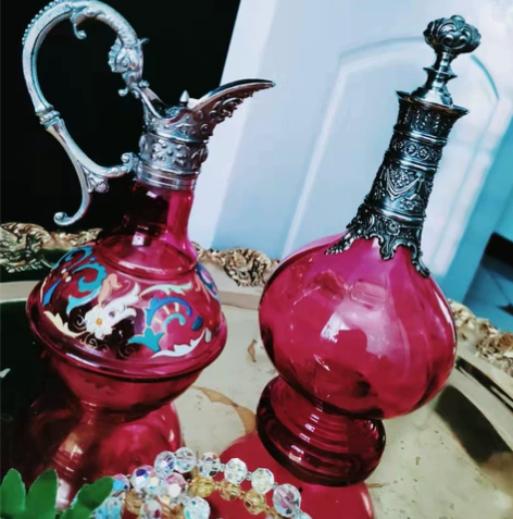 《现货》西洋欧洲古董醒酒器洋酒瓶 品相完整...