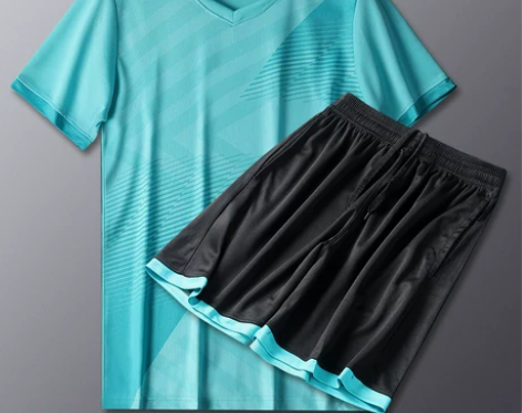 【年货价】羽毛球服男短袖冰丝运动套装夏季速...