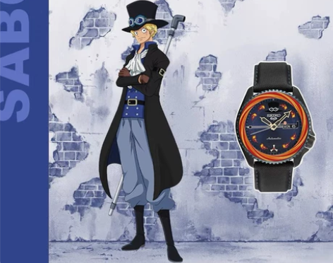 SEIKO精工5号海贼王手表情侣表自动机械...