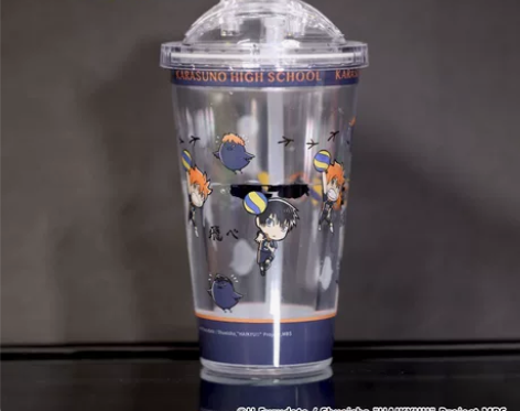 星河动漫正版排球少年 吸管杯 水杯乌野款 ...
