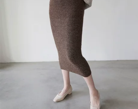 【韩国正品】女装新款H型直筒中长款马海毛中...