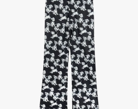 美式vibe风休闲裤女装高腰宽松直筒显瘦长...