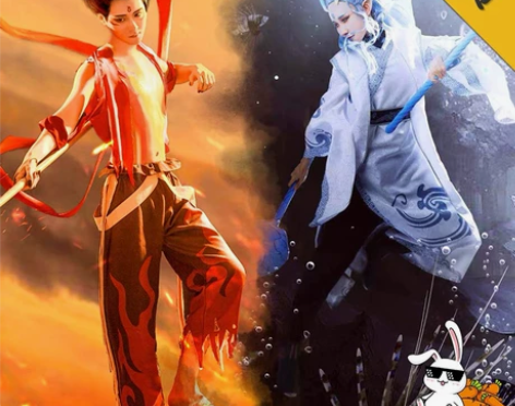 多肉君 哪吒之魔童降世哪吒cos敖丙cos...