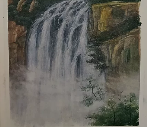 刀笔油画，山水系列，类型多样，欢迎私聊 适...