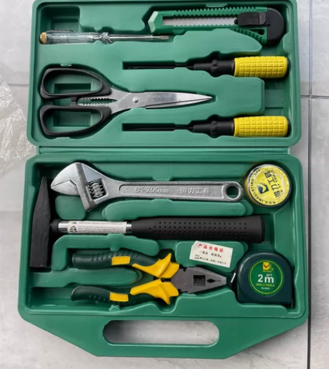 文具店撤店处理库存全新产品，10件套工具箱...