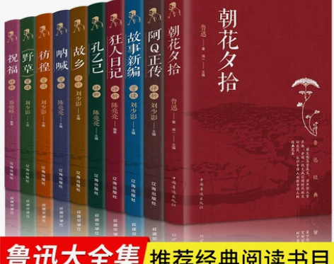鲁迅全集原著10册呐喊朝花夕拾狂人日记故乡...