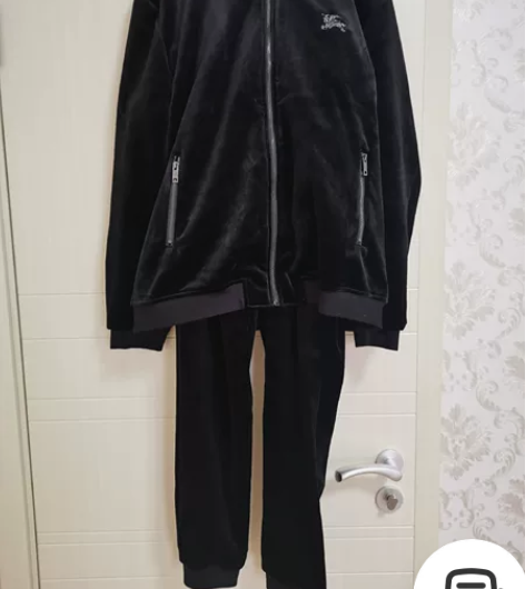 冬季加绒加厚男士休闲运动套装双面绒带帽卫衣...