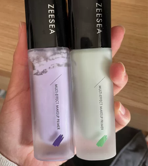 出2个滋色隔离,紫色绿色,容量如图。紫色就...