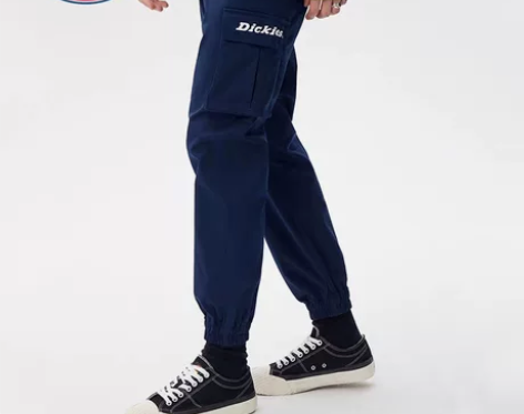 Dickies工装束脚裤 秋冬季LOGO印...