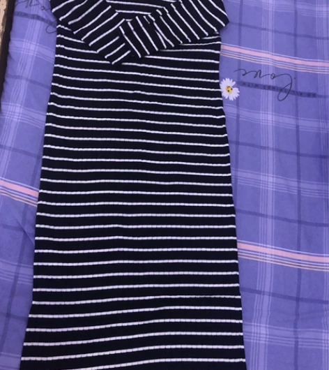 优衣库格子中长裙 春夏款 S码 到小腿 实...