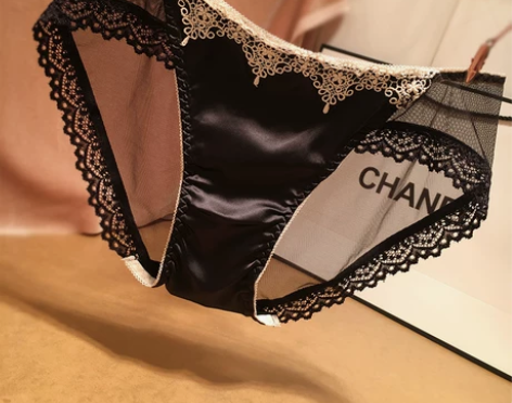 欧美宫廷贵族女士内裤网纱 丝质绸缎性感蕾丝...