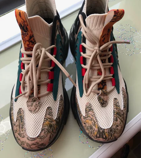 男士老爹鞋 全新 增高厚底椰子软底减震运动...