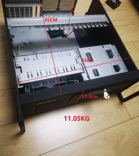 拓普龙工控机箱，带3个风扇，功能完好。成色...