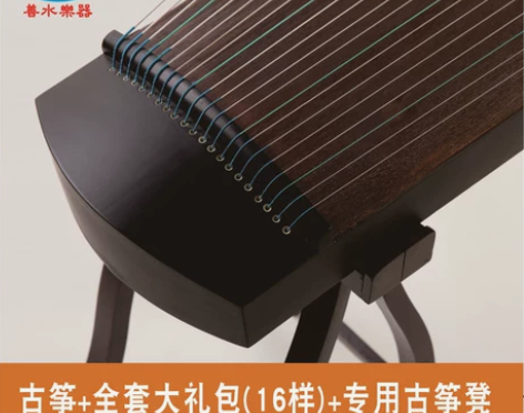 善水古筝 迷你小古筝便携式21弦成人短筝1...