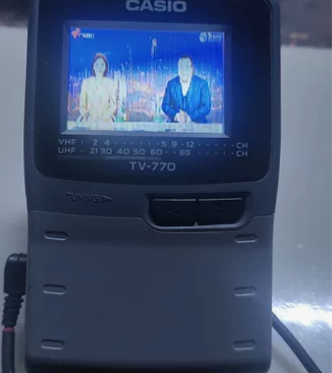 卡西欧手持迷你液晶电视TV-770C，原本...