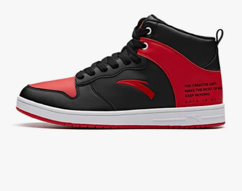 【女王价】安踏男鞋高帮板鞋 冬季新款男士滑...