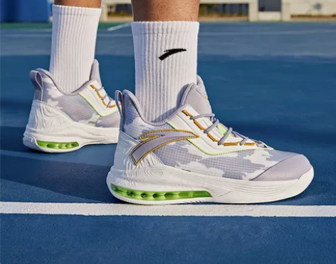 神盾2代安踏篮球鞋男2022秋新款防滑耐磨...