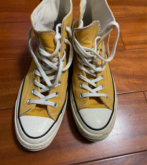 converse 1970s帆布鞋 黄色 ...