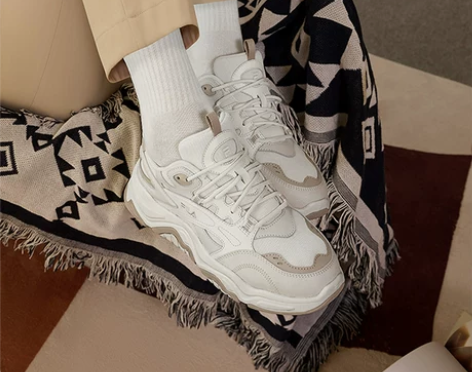 FILA 斐乐山丘鞋厚底鞋女鞋复古运动鞋2...