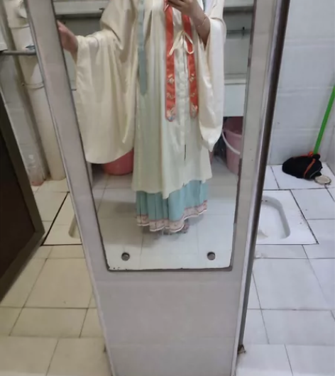 【汉服出租】兰若庭家的初霁 明制汉服 蓝白...