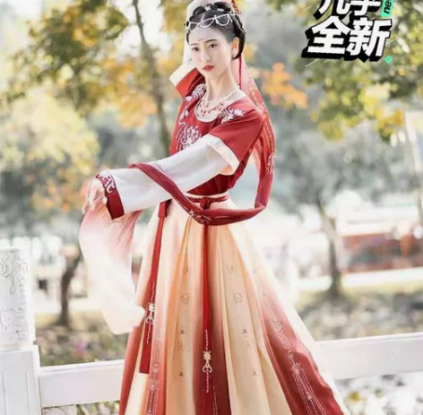 珍缕千禧寻曹县汉服女夏季正品原创坦领三件套...