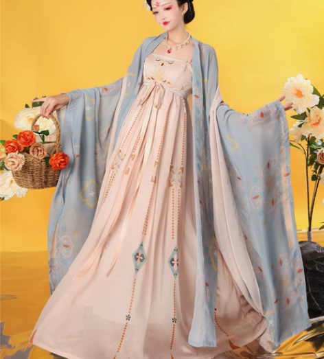 汉旭原创汉服女唐制【至尊红颜】诃子裙全套 ...