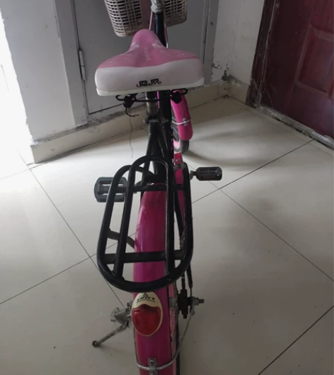 泗县街里实体店买的,凤凰牌自行车,质量很好...