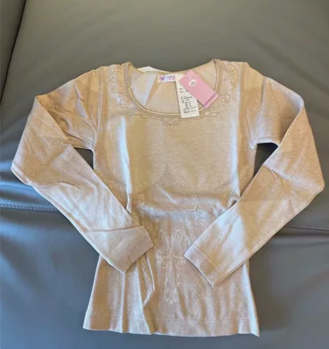 全新彩棉保暖内衣非加绒，秋衣套装 均码，1...