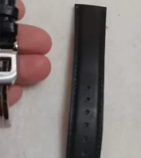 适用于iwc万国飞行员代用表带，双面小牛皮...