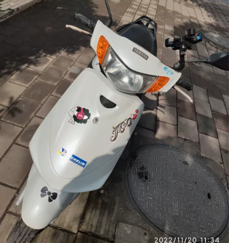 雅马哈巧格，一代经典神车，天气再冷都是一把...