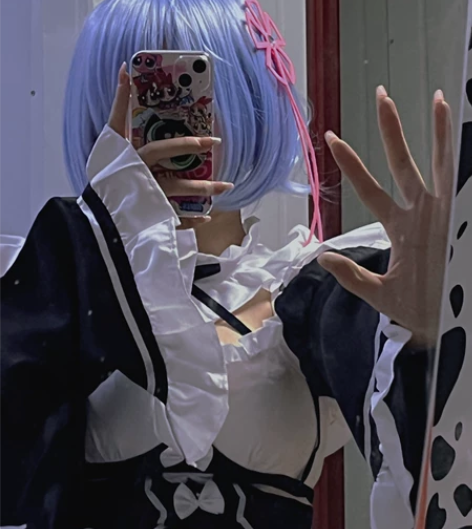 雷姆 大全套除鞋袜（有假毛+发夹发饰发箍）