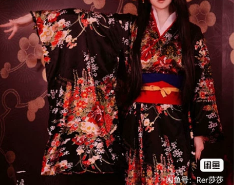 白菜价！！！全新漫有引力地狱少女cos服阎...