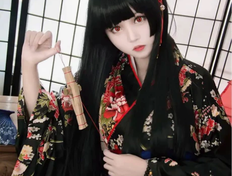 地狱少女阎魔爱cosplay服装女动漫co...