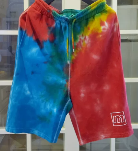 全新viishow水墨彩虹纯棉男士短裤17...