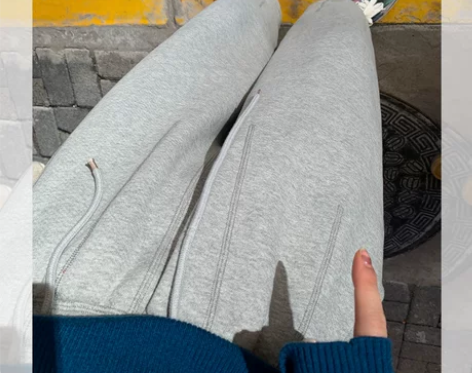 莉贝琳sisy早春新款抽绳休闲裤女宽松日系...