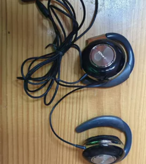 Philips飞利浦挂耳式耳机，95新正常...