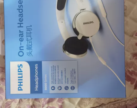 飞利浦（PHILIPS）头戴式耳机有线耳机...
