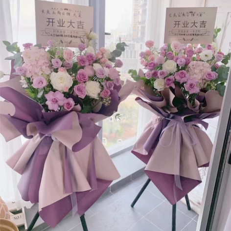 大麦开业花篮 乔迁花篮 开张花篮大麦 鲜花...