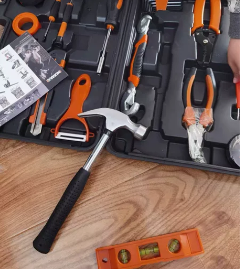 日常家用工具箱套装大全五金电工专用维修家庭...