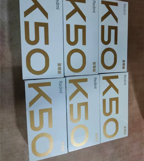 全新未拆封红米K50至尊12+256 黑色...