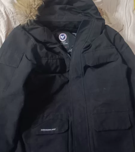 男士加厚羽绒服，90%的白鸭绒， 身高17...