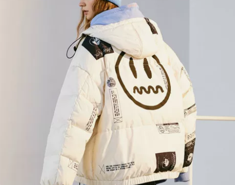 全新！捡漏！小恶魔笑脸羽绒服男2022冬季...