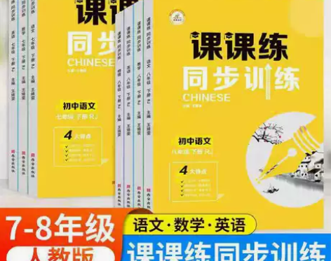 初中测试卷课课练同步训练七八年级下册语文数...