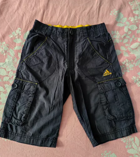 正品专柜阿迪达斯adidas男童短裤140...