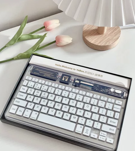 博主全新闲置】益博思透明无线ipad蓝牙键...