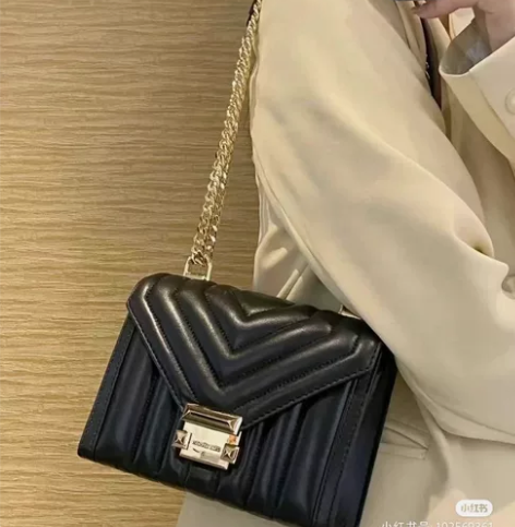 MK whitney小号羊皮链条包，包保护...