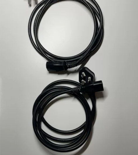 电脑主机电源线 两根 一根1.5m 另一根...