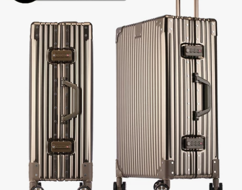 贵宁全铝镁合金拉杆箱万向轮旅行箱金属行李箱...